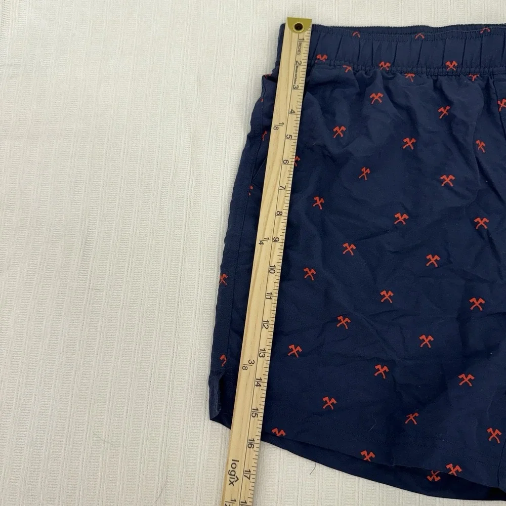 The North Face Class V Pull On Swim Trunks Shorts Mens M Medium Blue Nylon Lined